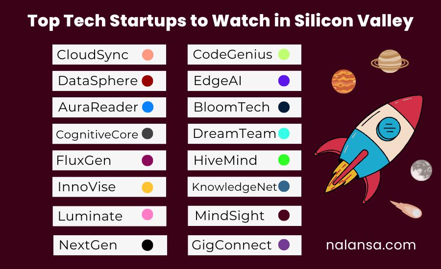 Best Silicon Valley Startups to Watch in 2024, Silicon Valley, Silicon Valley Companies, Nalansa, United States Companies